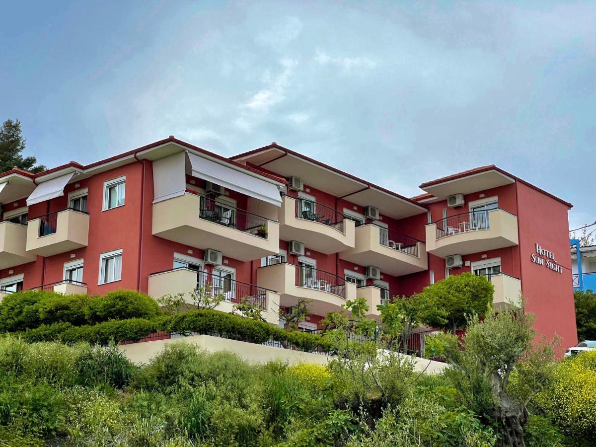 Hotel Sun Sight Pefkochori Exterior photo